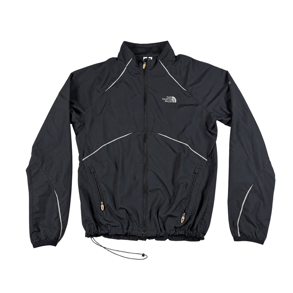 The North Face Flight Series Black Windbreaker Jacket Womens Medium Reflective